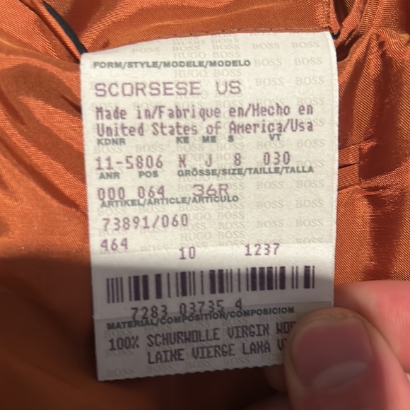 Vintage Hugo Boss jacket. Schurwolle virgin wool - Picture 3 of 3